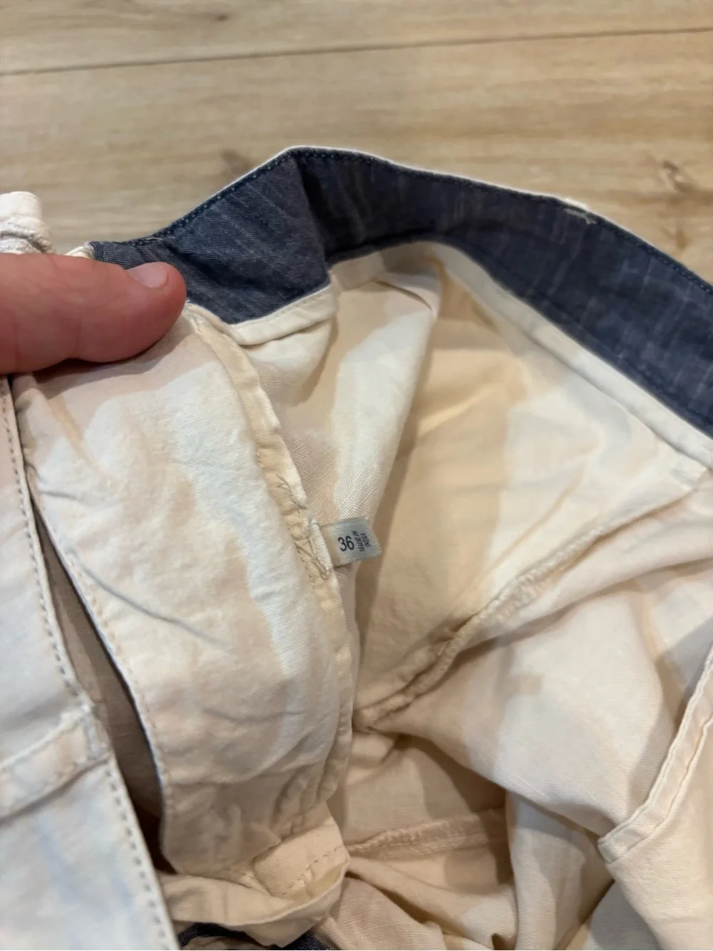Faherty Malibu Shorts Cotton Linen Blend Summer Tan Khaki Men's 36 9” Inseam